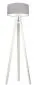 Lampa stojąca HOME 40 szara/biała/biała w stylu skandynawskim | MIRAT. w stylu  kolekcja