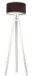 Lampa stojąca HOME 40 brązowa/biała/biała w stylu skandynawskim | MIRAT.
