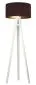 Lampa stojąca HOME 50 brązowa/złota/biała z włącznikiem nożnym | MIRAT.