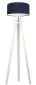 Lampa stojąca HOME 40 granatowa/biała/biała minimalistyczna | MIRAT.