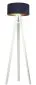 Lampa stojąca HOME 40 granatowa/złota/biała polskiej produkcji | MIRAT.