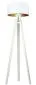 Lampa stojąca HOME 40 biała/złota/biała nowoczesna | MIRAT.