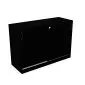 Szafka biurowa przesuwna EASY SPACE CABINET S 1.5-OH 120cm czarna zamykana I sklep meblowy MIRAT.