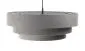 Lampa wisząca TRIO szara/srebrna nowoczesna do salonu | MIRAT. w stylu  kolekcja
