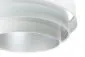 Lampa wisząca TRIO biała/srebrna w stylu glamour do jadalni | MIRAT. w stylu kolekcja