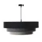 Lampa wisząca TRIO MIX czarna/szara/srebrna do nowoczesnego salonu | MIRAT. w stylu  kolekcja