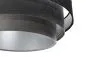 Lampa wisząca TRIO MIX czarna/szara/srebrna do nowoczesnego salonu | MIRAT. w stylu  kolekcja