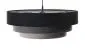 Lampa wisząca TRIO MIX czarna/szara/srebrna do nowoczesnego salonu | MIRAT. w stylu  kolekcja