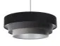 Lampa wisząca TRIO MIX czarna/szara/srebrna do nowoczesnego salonu | MIRAT. w stylu  kolekcja