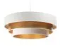 Lampa wisząca TRIO MIX biała/złota welurowa symetryczna | MIRAT. w stylu  kolekcja
