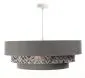 Lampa wisząca TRIO MIX szara/wielokolorowa elegancka welurowa | MIRAT. w stylu kolekcja