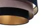 Lampa wisząca TRIO MIX granatowa/różowa ze złotym środkiem nowoczesna | MIRAT. w stylu  kolekcja