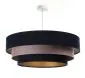 Lampa wisząca TRIO MIX granatowa/różowa ze złotym środkiem nowoczesna | MIRAT. w stylu  kolekcja