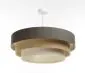 Lampa wisząca ERUTAN TRIPLE szara/beżowa/kremowa w stylu boho I sklep meblowy MIRAT.