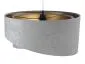 Lampa wisząca GEMSTONE szara/złota w stylu glamour | MIRAT. w stylu kolekcja
