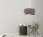 Lampa wisząca GEMSTONE szara/złota w stylu glamour | MIRAT. w stylu kolekcja