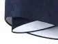 Lampa wisząca GEMSTONE granatowa/biała asymetryczna welurowa | MIRAT. w stylu  kolekcja
