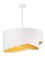 Lampa wisząca GEMSTONE WHITE biała/żółta asymetryczna do sypialni | MIRAT. w stylu  kolekcja