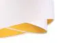Lampa wisząca GEMSTONE WHITE biała/żółta asymetryczna do sypialni | MIRAT. w stylu  kolekcja
