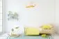 Lampa wisząca GEMSTONE WHITE biała/żółta asymetryczna do sypialni | MIRAT. w stylu  kolekcja