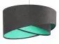 Lampa wisząca GEMSTONE GRAY grafitowa/miętowa nowoczesna | MIRAT. w stylu kolekcja