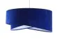Lampa wisząca GEMSTONE niebieska/biała aksamitna do jadalni | MIRAT. w stylu  kolekcja