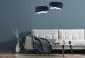 Lampa wisząca THUNDERCLOUD BLUE granatowa/biała trzykolorowa | MIRAT. w stylu  kolekcja