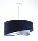 Lampa wisząca THUNDERCLOUD BLUE granatowa/srebrna nowoczesna do salonu | MIRAT. w stylu kolekcja
