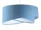 Lampa wisząca GEMSTONE błękitna/biała asymetryczna dwukolorowa | MIRAT. w stylu  kolekcja
