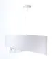 Lampa wisząca SPECK biała/fioletowa asymetryczna kolorowa | MIRAT. w stylu  kolekcja