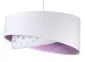 Lampa wisząca SPECK biała/fioletowa asymetryczna kolorowa | MIRAT. w stylu  kolekcja