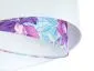 Lampa wisząca BLEACH biała z kwiatowym motywem welurowa | MIRAT. w stylu  kolekcja