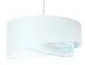 Lampa wisząca WHITE SEA biała nowoczesna welurowa | MIRAT. w stylu kolekcja