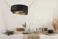 Lampa wisząca BLACK MARBLE czarna/złota dwukolorowa nowoczesna | MIRAT. w stylu  kolekcja