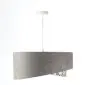 Lampa wisząca ASHES szara/biała nowoczesna trzykolorowa | MIRAT. w stylu  kolekcja