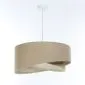 Lampa wisząca BOHO-CHIC JUTA 50 cm naturalna/beżowa asymetryczna I sklep meblowy MIRAT.