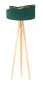 Lampa stojąca GEMSTONE zielona/sosna na trójnogu | MIRAT.
