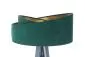 Lampa stojąca GEMSTONE zielona/szara asymetryczna welurowa | MIRAT.