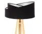 Lampa stojąca GEMSTONE czarna/srebrna/sosna na trójnogu | MIRAT.