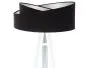 Lampa stojąca GEMSTONE czarna/srebrna/biała podłogowa | MIRAT.