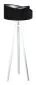 Lampa stojąca GEMSTONE czarna/srebrna/biała podłogowa | MIRAT.