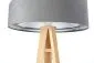Lampa stojąca GEMSTONE szara/biała/sosna w stylu skandynawskim | MIRAT.