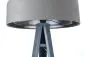 Lampa stojąca GEMSTONE szara/srebrna w stylu skandynawskim | MIRAT.