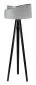 Lampa stojąca GEMSTONE szara/srebrna/czarna asymetryczna | MIRAT.