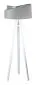 Lampa stojąca GEMSTONE szara/srebrna/biała polskiej produkcji | MIRAT.