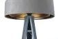 Lampa stojąca GEMSTONE szara/złota podłogowa do biura | MIRAT.
