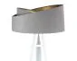 Lampa stojąca GEMSTONE szara/złota/biała w stylu skandynawskim | MIRAT.