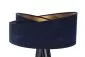 Lampa stojąca GEMSTONE granatowa/złota/czarna w stylu loft | MIRAT.