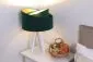 Lampa stołowa GEMSTONE zielona/złota/biała do sypialni | MIRAT. w stylu kolekcja
