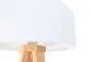Lampa stołowa GEMSTONE biała/sosna asymetryczna | MIRAT.
